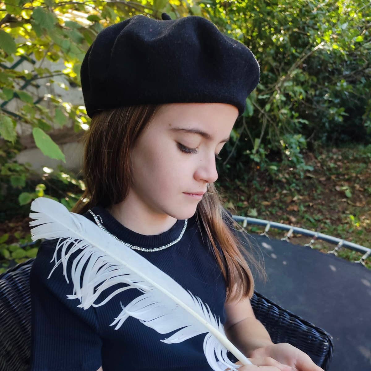 Le Beret Français Berretto per bambini Erica grigio chiaro