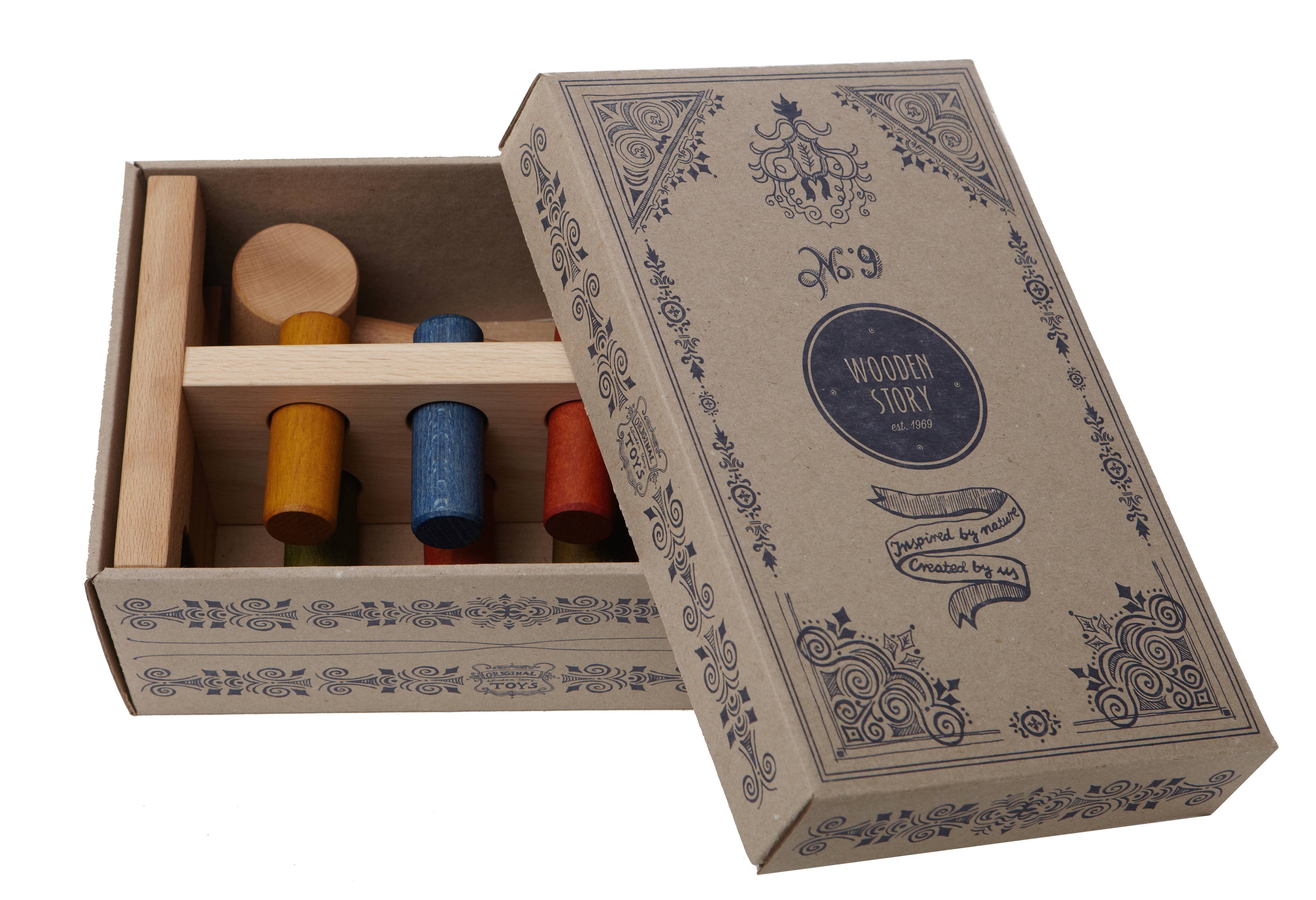 Wooden Story Sp. z o.o. Arcobaleno martella un piolo