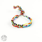 Pineapple Island Bracciale in cotone e seta tessuto a mano di Koh Surf: Pastelli