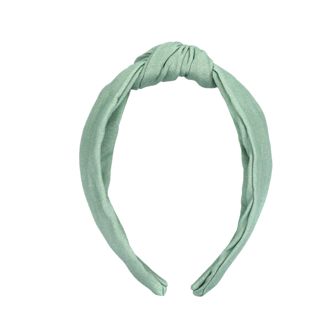 GRECH & CO Fascia Classica con Nodo | Cotone Organico: In Bloom