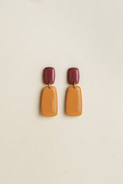 Van Schaaijk Studio Orecchini Juna - Malva / Calendula