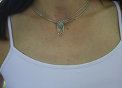 Iroquoise Collana in argento 925 e turchese