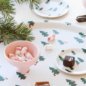 BLU KAT CHRISTMAS FOREST - Set di 4 sottobicchieri, 11 cm