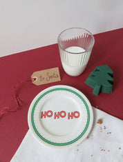 ilaria.i OH OH OH -Piatto in porcellana regalo perfetto per il Natale
