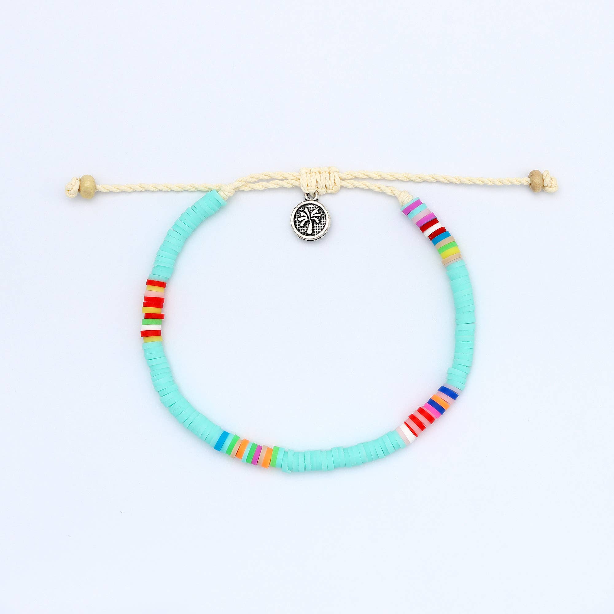Pineapple Island Braccialetto con perline in argilla Malabar di Koh Surf: Acqua
