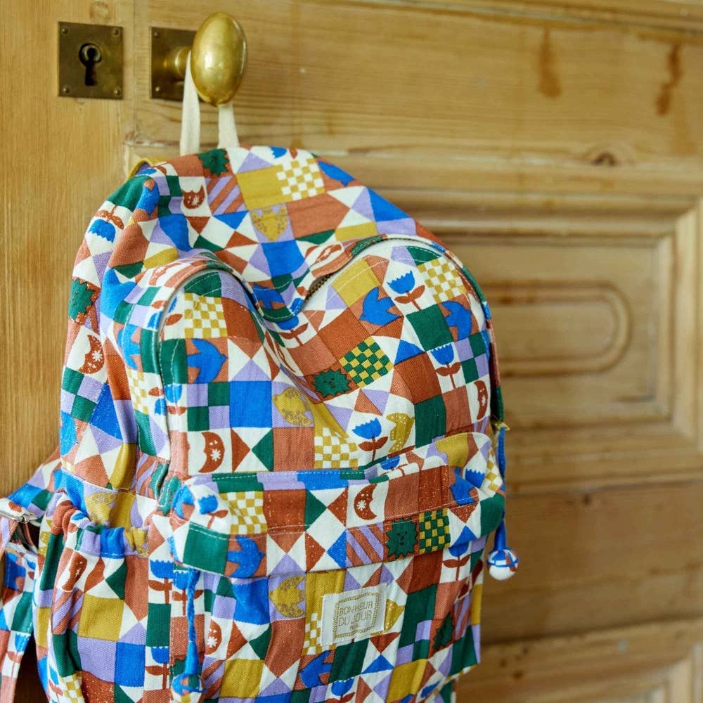Bonheur du Jour Zaino Biscotto - Patchy Blue
