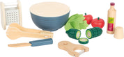 Small foot Set da taglio per insalata «fresh» | giocattoli da cucina | giocattoli in legno
