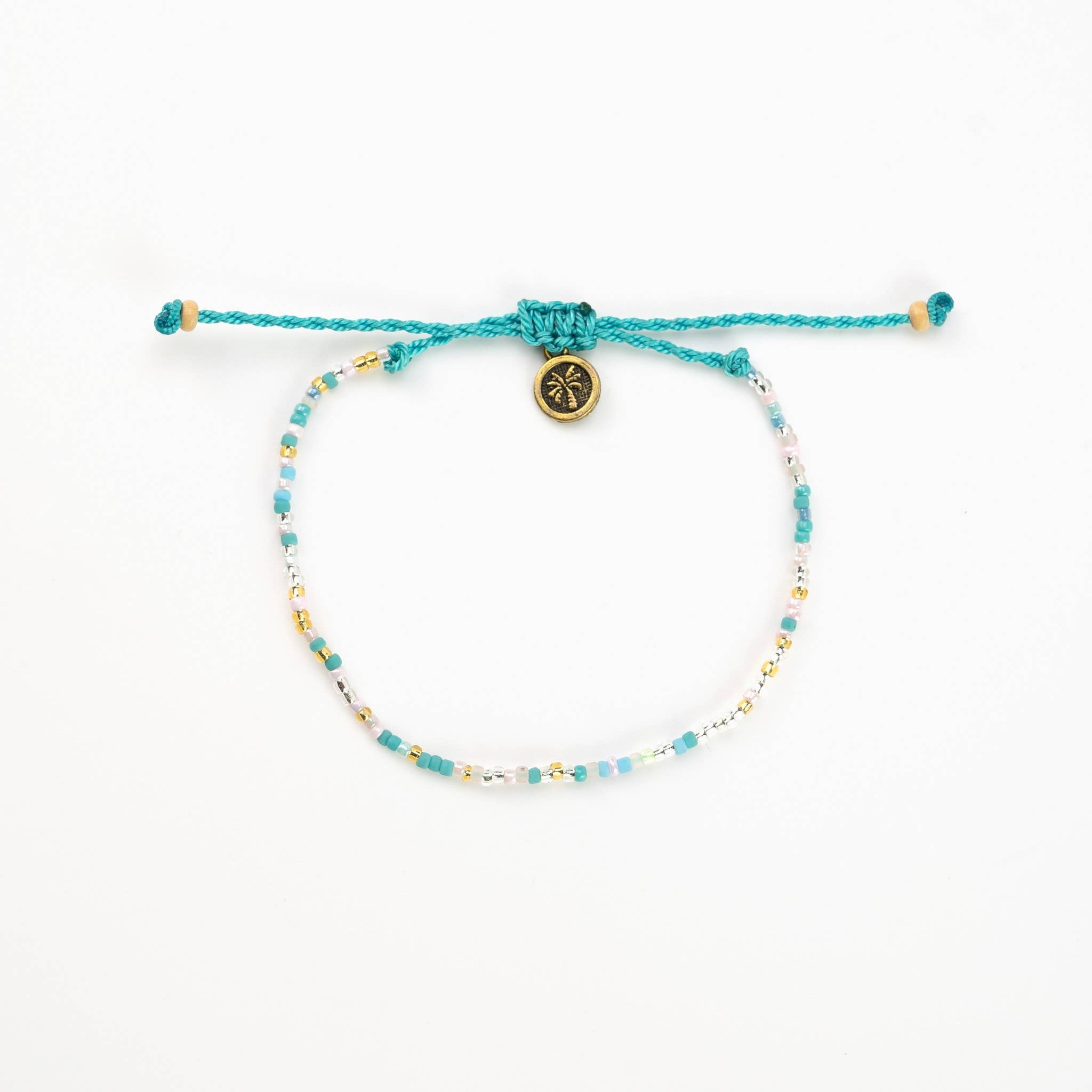 Pineapple Island Cavigliera con perline Alila Dainty: Arancia