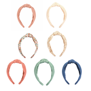 GRECH & CO Fascia Classica con Nodo | Cotone Organico: In Bloom