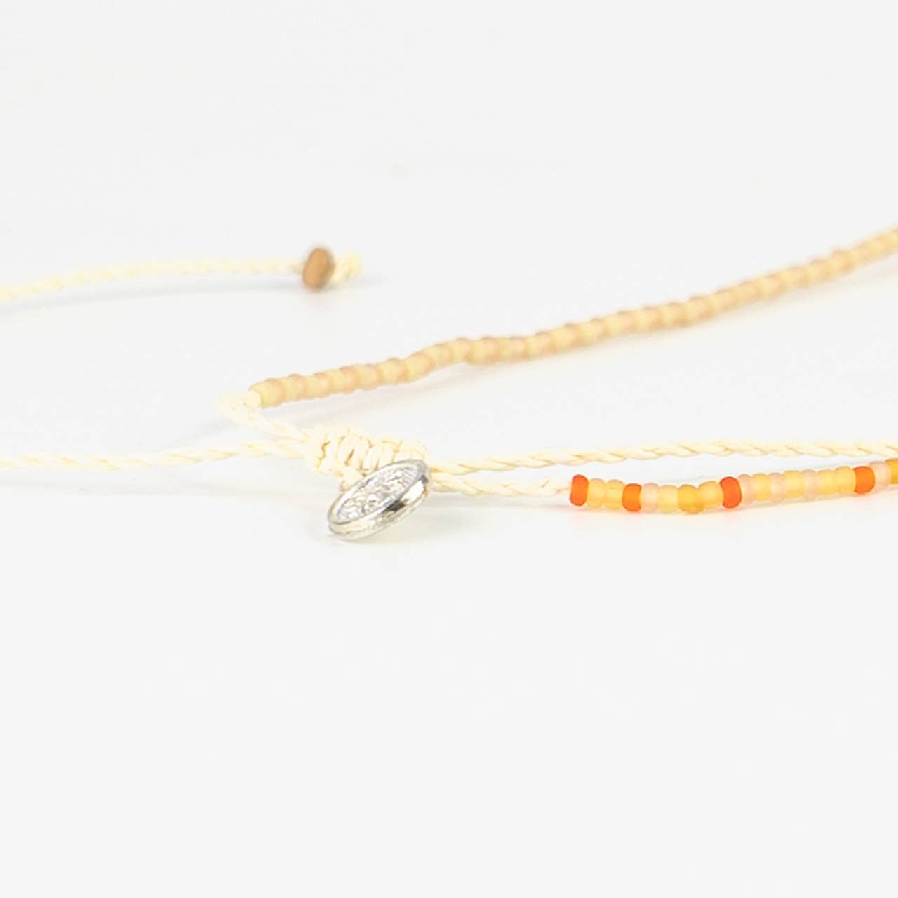 Pineapple Island Collana Girocollo Alila con Perline Delicate: Arancia
