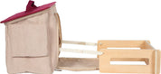 small foot Set da gioco cavallo con stalla e accessori nella borsa