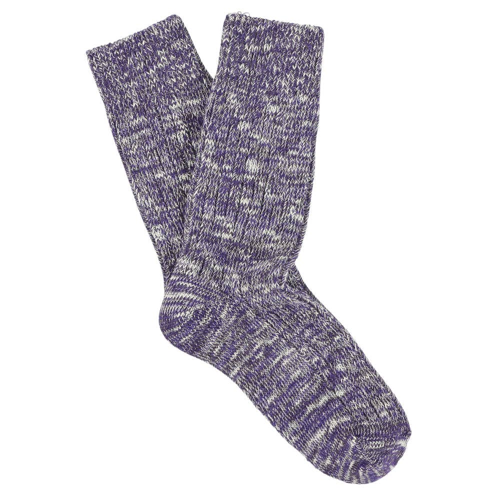 ESCUYER Calze Melange da Donna - Viola Brillante: EU 36/41 UK 3.5/7 US 6/9.5