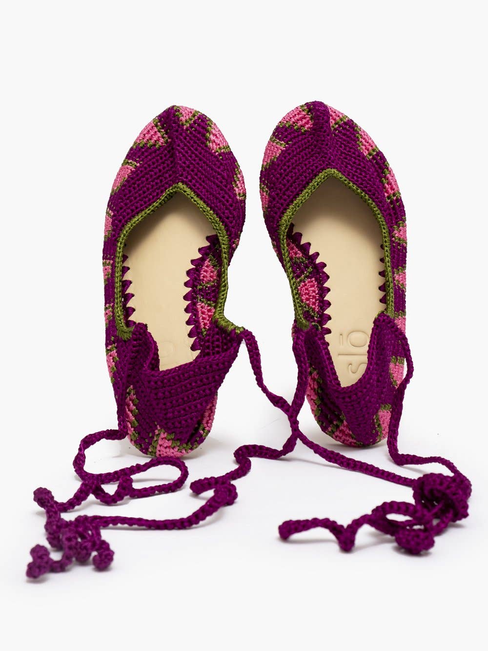 slō Ballerine uncinetto Magenta_Purple