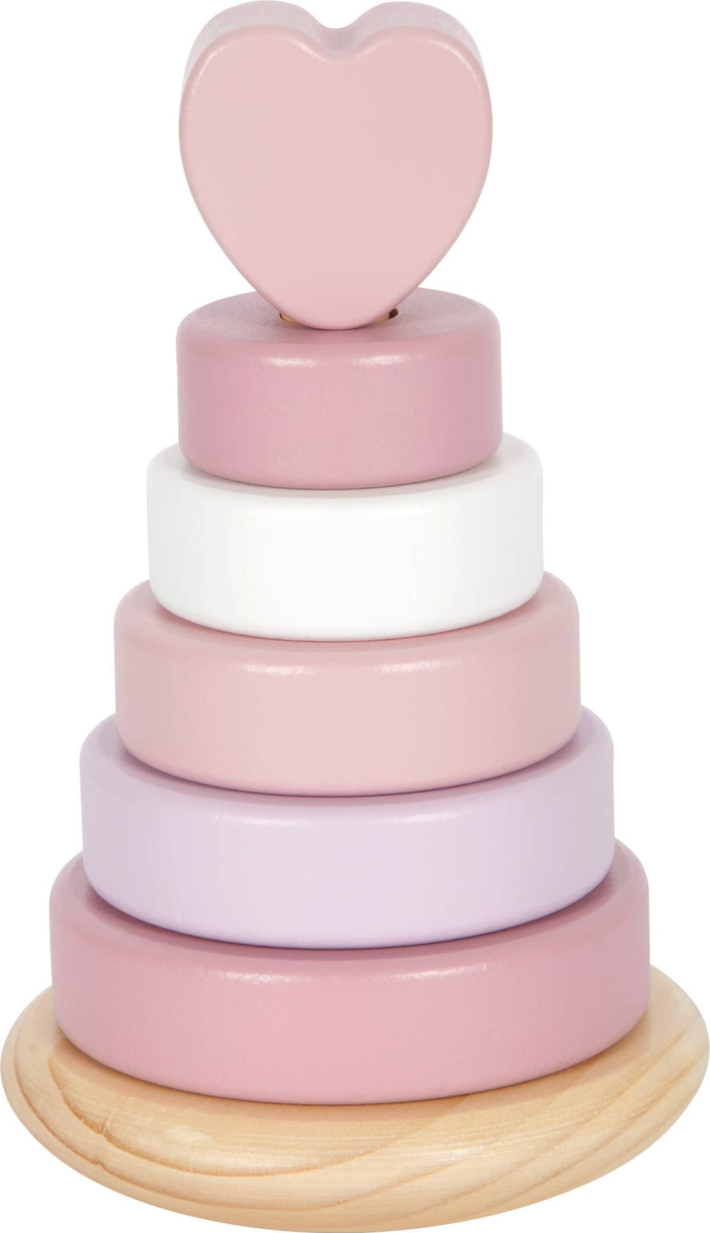 small foot Torre impilabile rosa | Giochi di impilamento | Gioco in legno