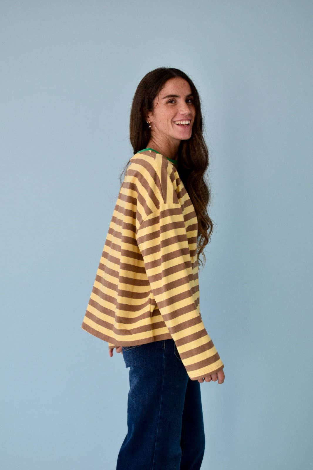 MindTraveler Maglietta Núria Giallo e Marrone