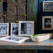 Nature and Style Wohnkultur Import GmbH Cornice portafoto Filigree Bleach 1520