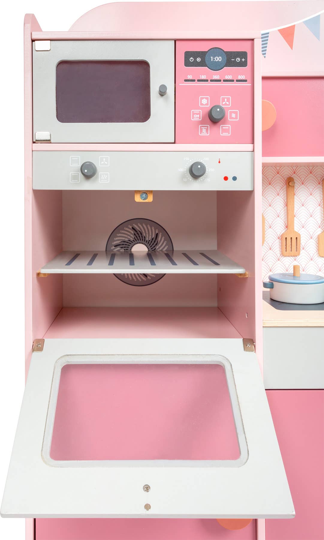 Small foot Cucina giocattolo rosa gourmet per bambini in legno | Kaufmannstäden
