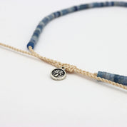 Pineapple Island Collana con perline in pietra Mawi: Toni naturali