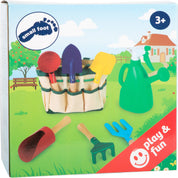 Small foot Borsa da giardinaggio con attrezzi e annaffiatoio per bambini