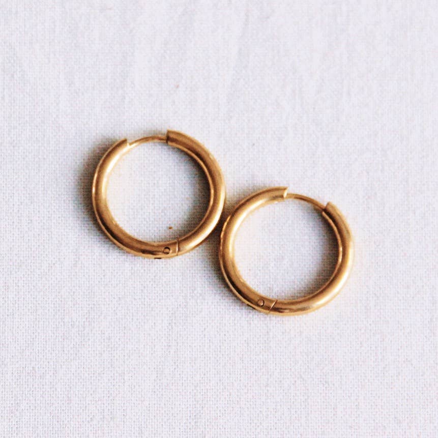 Bazou Creoli in acciaio inossidabile 20mm «Basic» - Oro