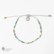 Pineapple Island Bracciale con perline Alila Dainty: Giallo