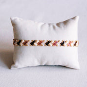 Bazou Braccialetto con Perline Tila Intrecciate - Colori Neutri