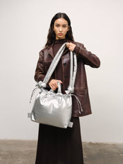 Ölend Backpacks Pelle vegana Ona: Rosso ciliegia