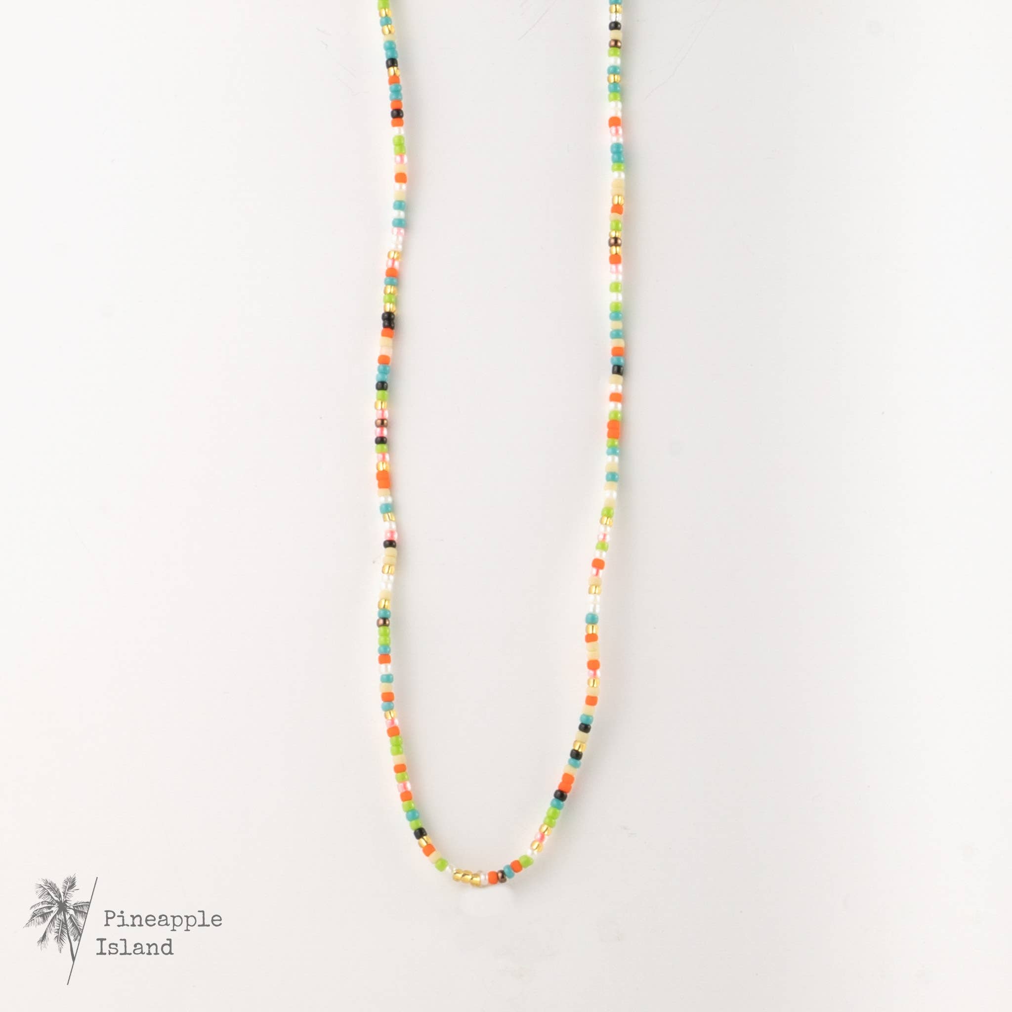 Pineapple Island Collana Girocollo Alila con Perline Delicate: Arcobaleno