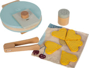 small foot Set piastra per waffle “tasty” | giocattoli da cucina | giocattoli in legno