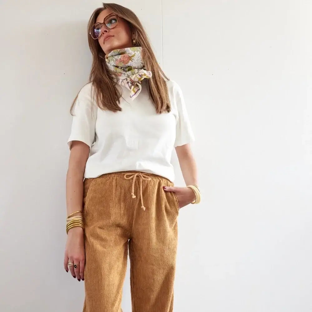 Bonheur du Jour Pantaloni da donna in velluto - Spezia