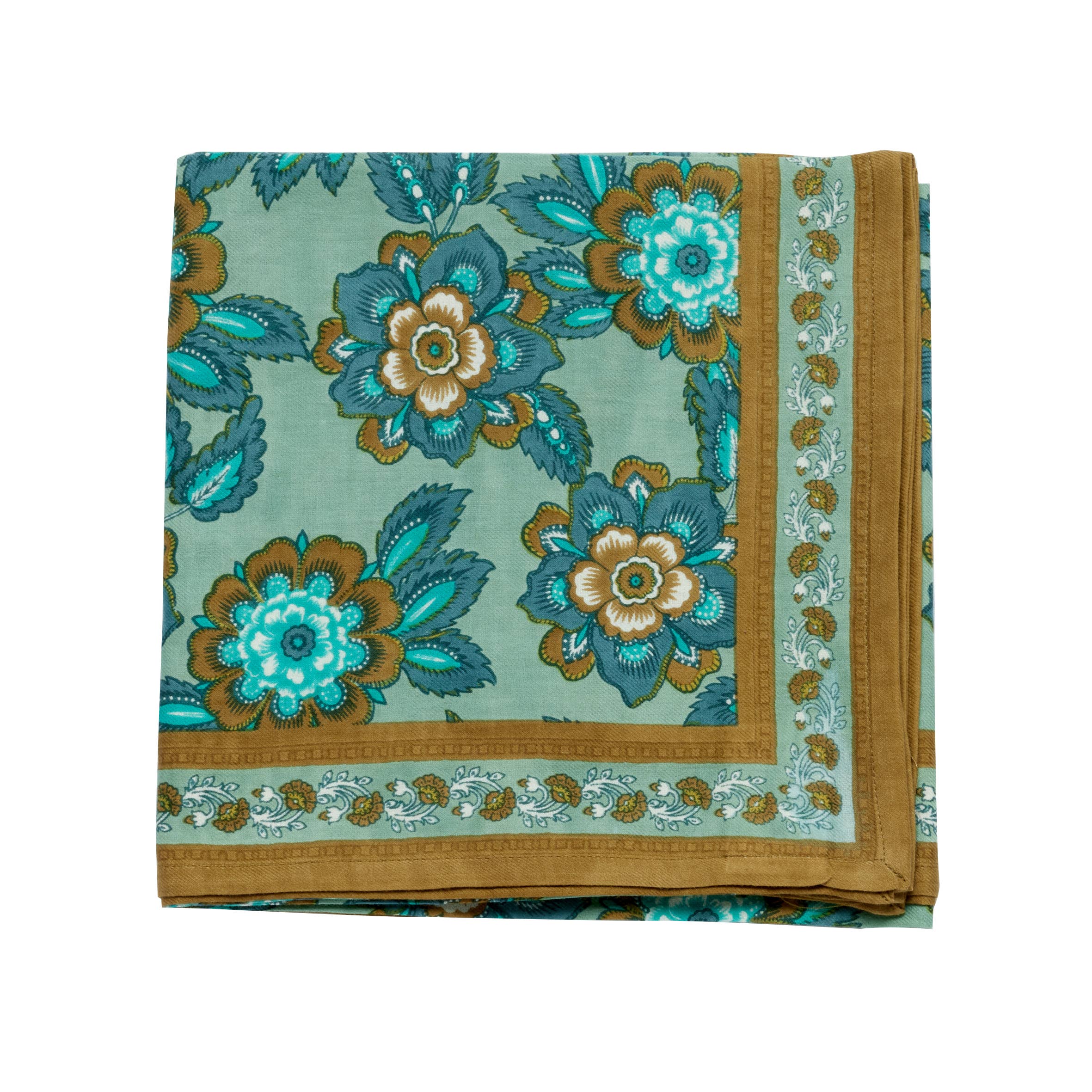 Bonheur du Jour Foulard indiano - Jakarta verde