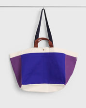 Hay borsa tote media blu