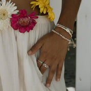 Pineapple Island Bracciale con Perline di Pietra Dune: Toni naturali