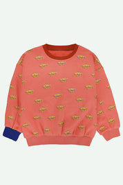 Sticky lemon - maglione | interamente a tema sottomarino | rosa corallo