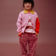 Sticky lemon - Cardigan lavorato a maglia • albero di limoni • rosa