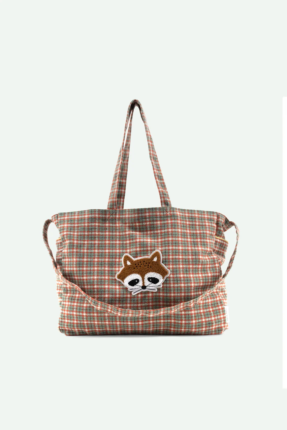 Sticky lemon shopper | collezione avventura | mappa tartan verde