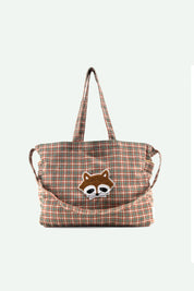 Sticky lemon shopper | collezione avventura | mappa tartan verde