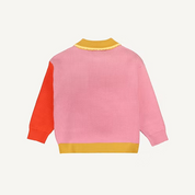 Sticky lemon - Cardigan lavorato a maglia • albero di limoni • rosa