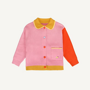 Sticky lemon - Cardigan lavorato a maglia • albero di limoni • rosa