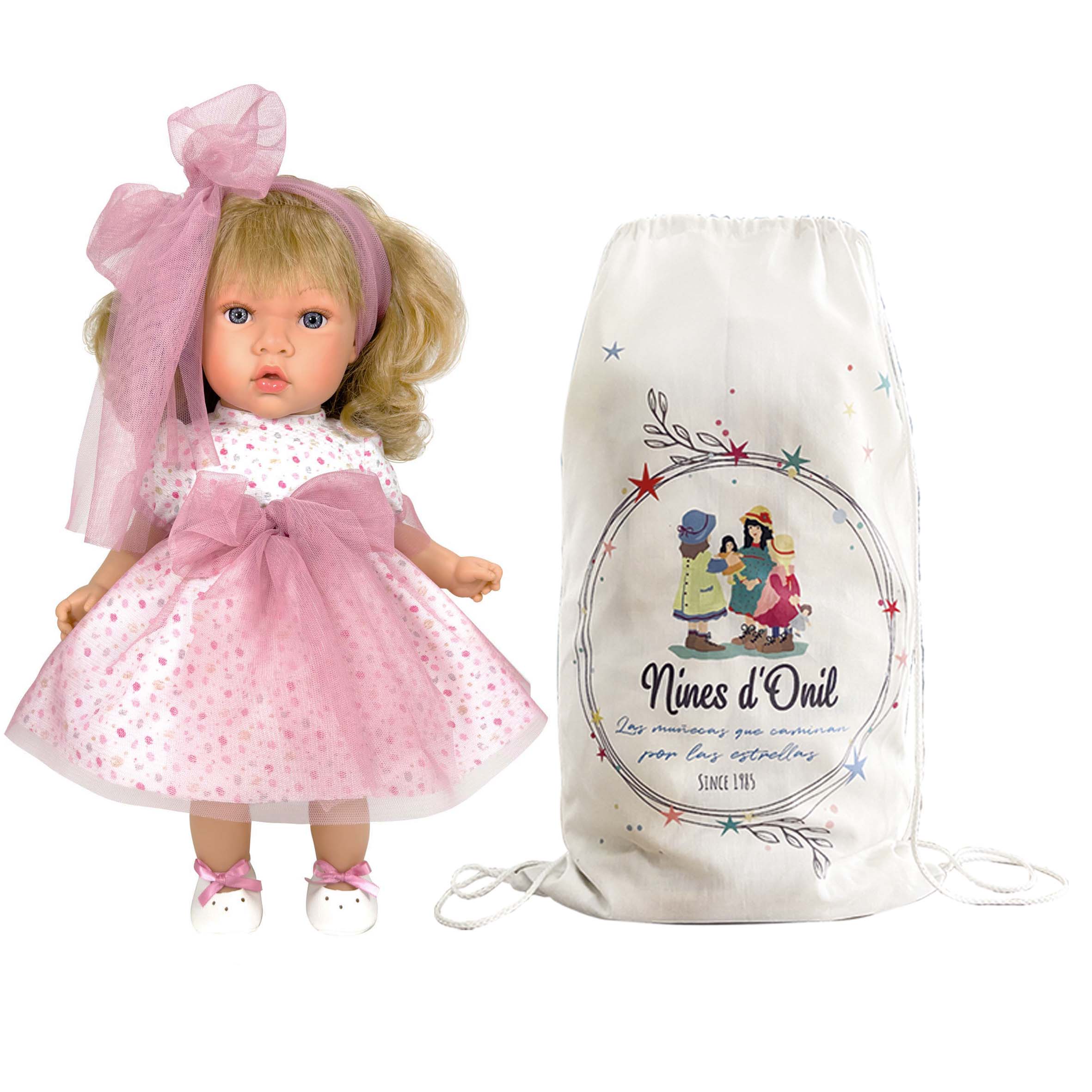 Nines Artesanals d'Onil Dolls BAMBOLA SUSETTE ROSA: CUSTODIA