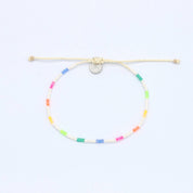Pineapple Island Braccialetto con perline Nusa Dainty, Surf Jewelry di Koh Surf: Arcobaleno