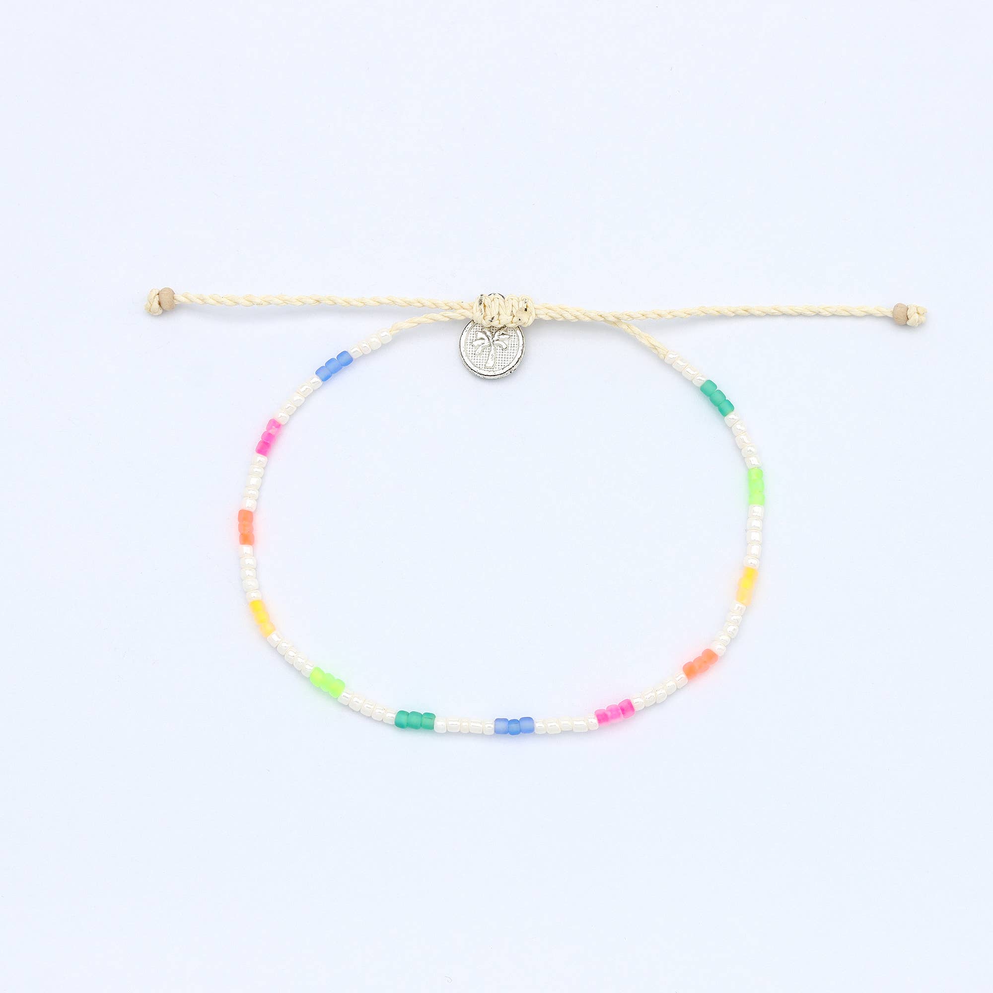 Pineapple Island Braccialetto con perline Nusa Dainty, Surf Jewelry di Koh Surf: Arcobaleno
