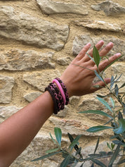 Bracciale Ottobre Rosa Cioccolato - Edizione limitata