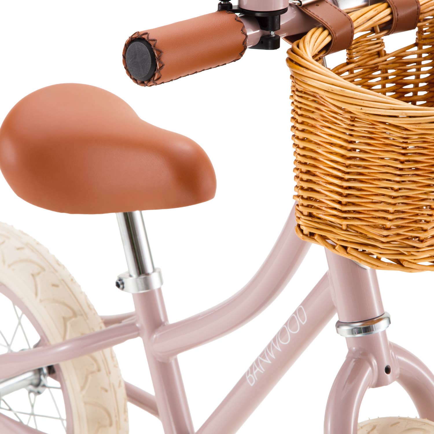 BANWOOD BICICLETTA SENZA PEDALI FIRST GO VINTAGE - ROSA POLVERE
