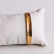 Bazou Bracciale largo svasato - oro