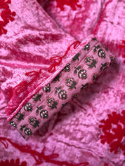 TOUT - Giacca Yasmine Velluto di Seta Rosa