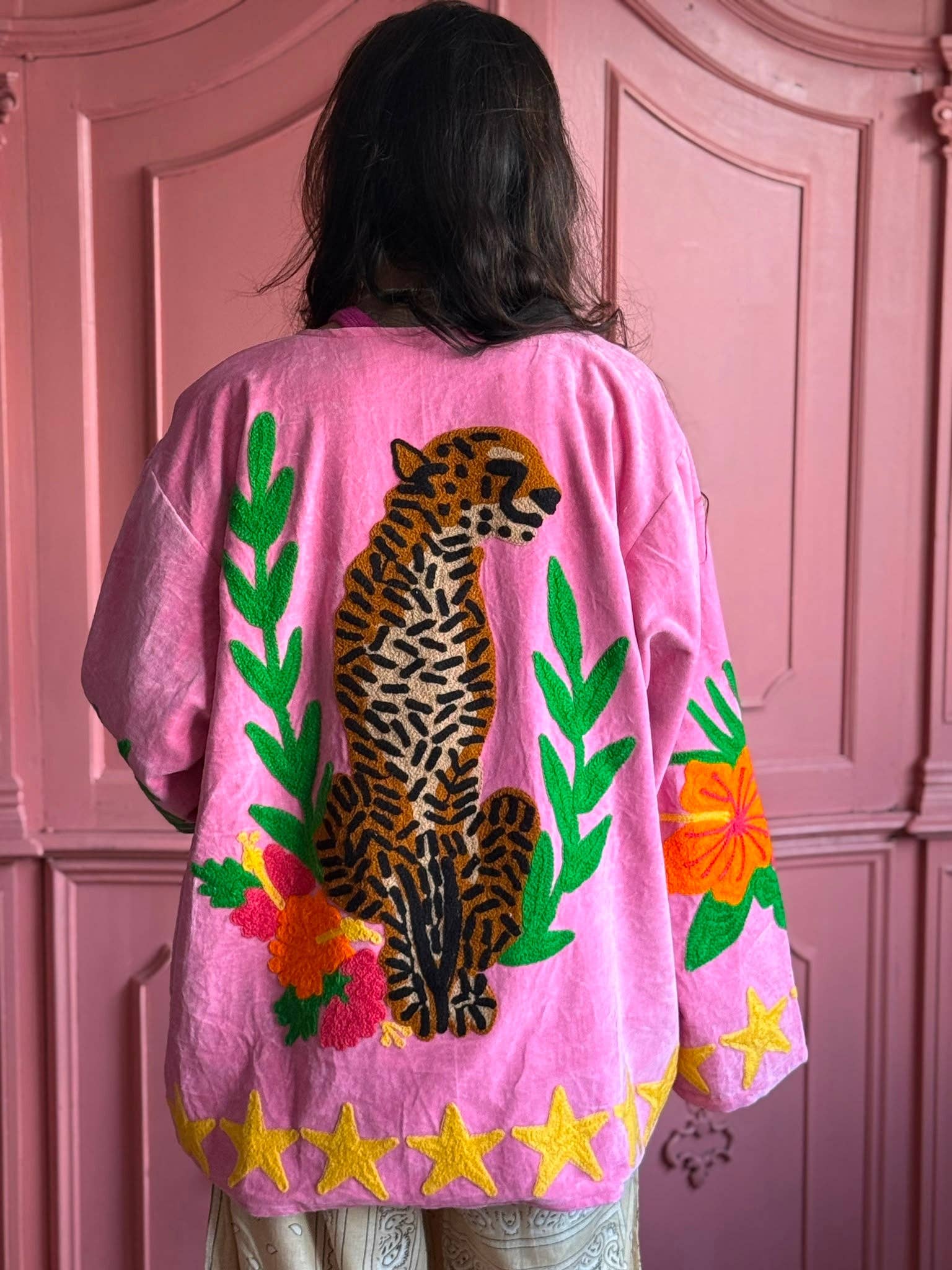 TOUT - Giacca leopardata Pink Pepper