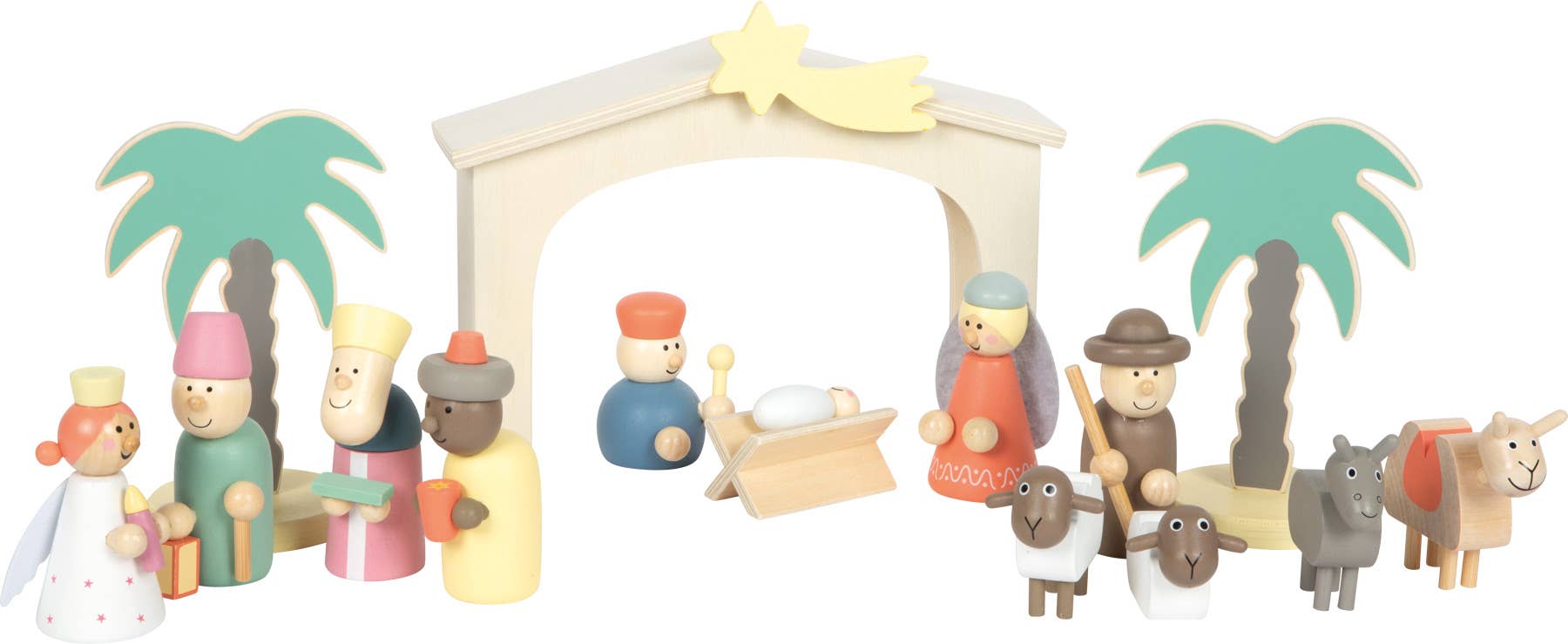 small foot Set da gioco presepe in legno Natale | Giocattolo in legno