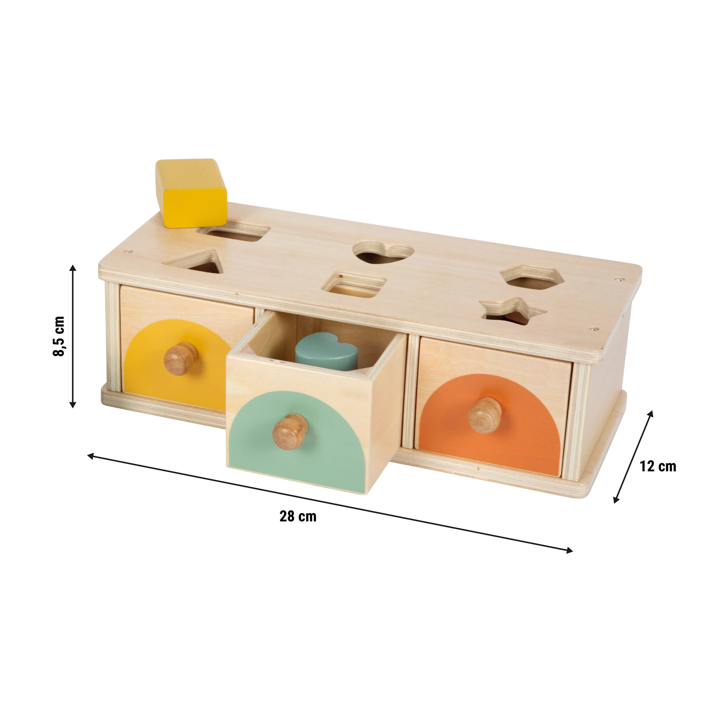 Small foot Gioco di smistamento Montessori FSC 100% | Giochi a incastro | Legno