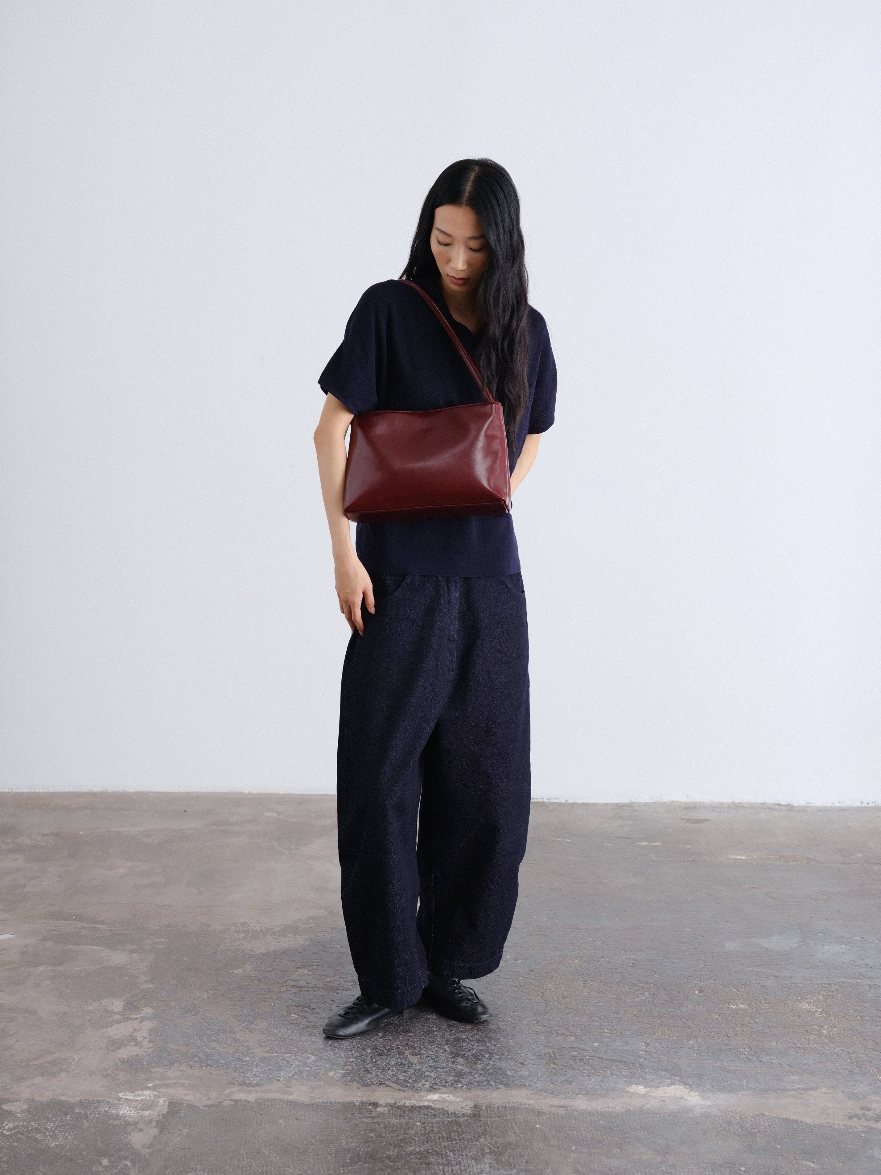 Ölend Backpacks Borsa Pina: Rosso ciliegia